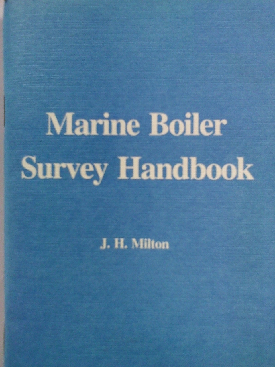 Picture of Marine Boiler Survey Handbook
