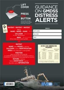 Picture of I971E Guidance on GMDSS Distress Alerts Card - OUT OF PRINT
