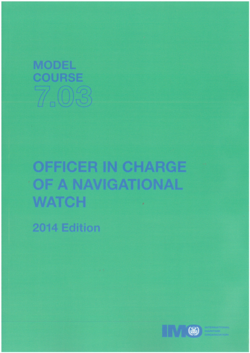 Picture of ETB703E e-book: Officer in Charge of Navigational Watch, 2014 Edition