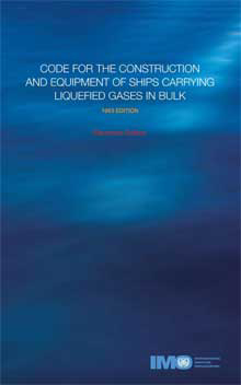 Picture of E782E e-book: Gas Carrier Code, 1983 Edition