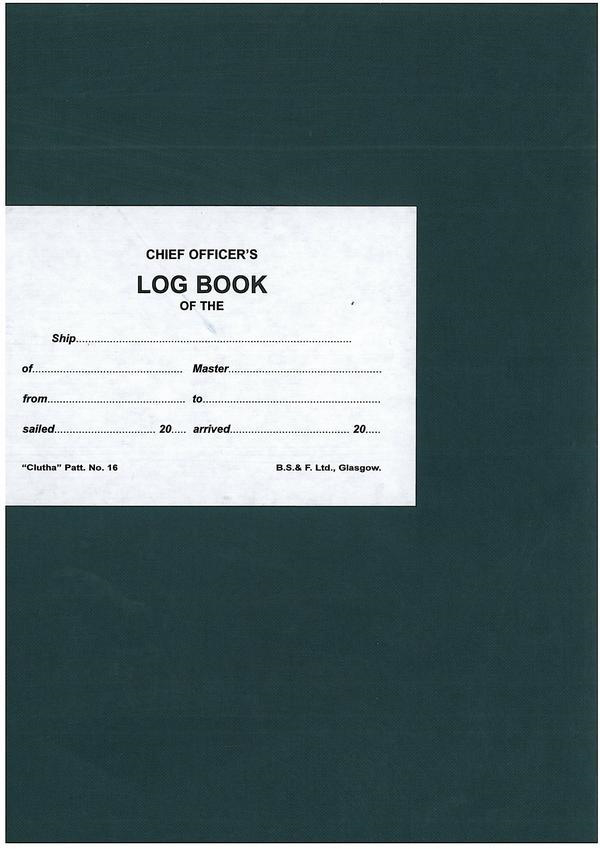 Picture of Chief Officer's Log Book - Clutha - 6 months