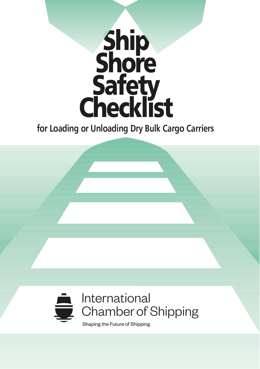Picture of Ship/Shore Safety Checklist for Loading or Unloading Dry Bulk Cargo Carriers