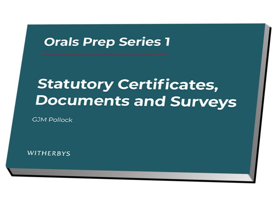 Picture of Orals Prep Series 1 - Statutory Certificates, Documents and Surveys