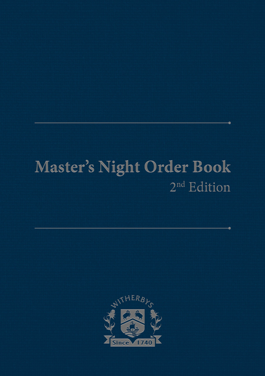 Picture of Master's Night Order Logbook - 2nd Edition