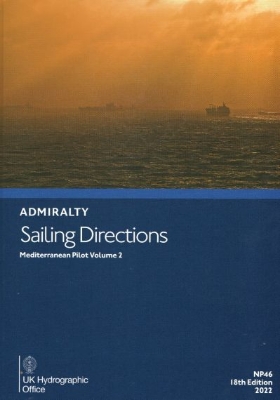 Picture of NP46 - ADMIRALTY Sailing Directions: Mediterranean Pilot Volume 2