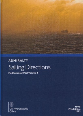 Picture of NP48 - ADMIRALTY Sailing Directions: Mediterranean Pilot - Volume 4