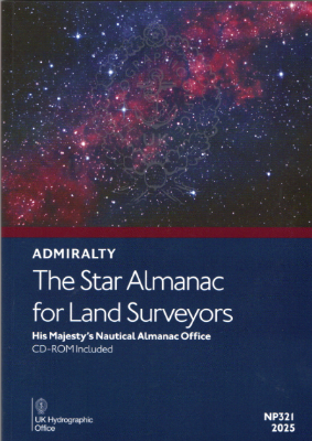 Picture of NP321 - ADMIRALTY: The Star Almanac for Land Surveyors (2025)