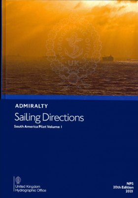 Picture of NP5 - ADMIRALTY Sailing Directions: South America Pilot Volume 1
